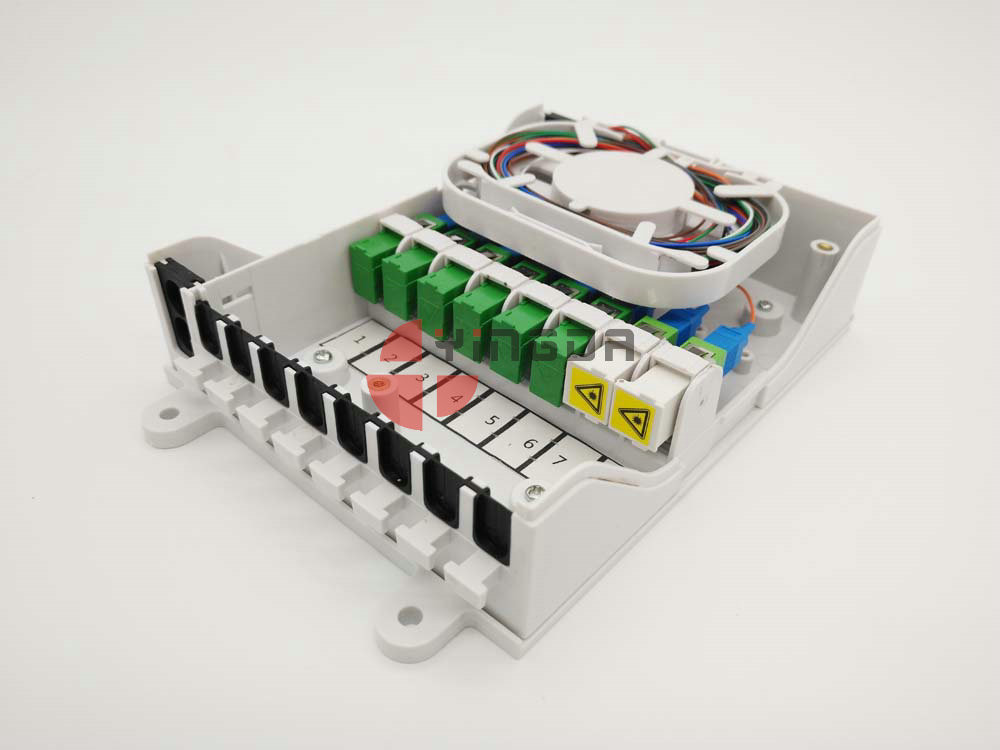 Boîte optique d'intérieur d'arrêt de fibre de PETIT SOMME avec 1x8 les