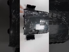 Boîte d'arrêt d'épissure de fibre optique ignifuge pour cadre de distribution