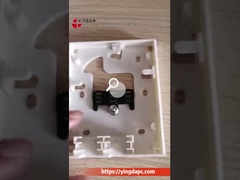 FTB86Y 2 Port SC FTTH Sortie murale UL94V0 Rétracteur de flamme