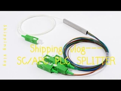 1*4 SC/APC mini PLC Splitter Bloc Type 900um FTTH PON Passive ODN LSZH 1Mètre