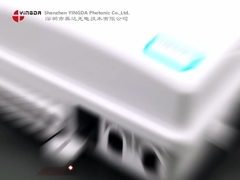 FDB0324 PC blanc SC Boîte de terminaison à fibre optique ODB OSB 24 Port Hinge Design