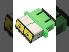 Adaptateur optique en fibre optique SC/APC à SC/APC Simplex Duplex OS2 mode unique avec bride