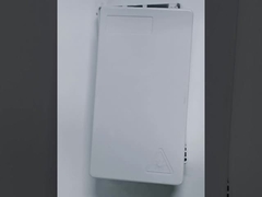 Boîte de terminaison de fibres optiques FTTH ABS 4fibres blanches pour câble à chute plate à l'intérieur