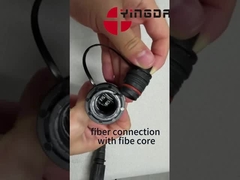 PDLC / DLC GYFJH 4 cœurs câble de patch en fibre optique LC Utilisation extérieure