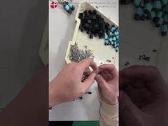 Polarité B 12 Fibre optique MTP MPO APC Assemblage de câble de téléphérique de câble de patch à mâle