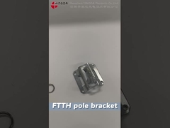 Clampes à crochet de type H à fibre optique, supports métalliques, câbles à goutte à goutte, câbles à tension