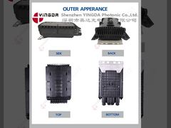 Boîte de réseau FTTH imperméable à l'eau IP68 extérieure à 24 ports Boîte de séparation de fibres optiques