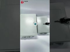 Boîte de dérivation fibre optique IP65 extérieure en plastique, 2 ports, matériau plastique synthétique polymère