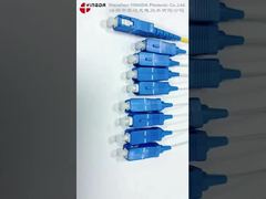 Diviseur de cassette 1:8, entrée SC/UPC, jarretière jaune 2mm, Sortie jarretières SC/UPC blanches 900um