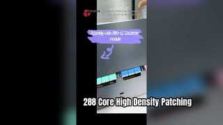 Solution de panneau de brassage de fibre de la haute densité 288 du noyau MPO MTP