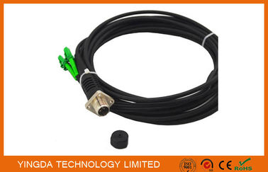 acheter Câble à fibres optiques optique noir femelle des noyaux LC de la corde de correction de fibre d'ODC 4 fabrication en ligne