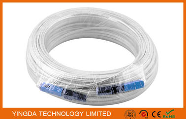 acheter 100 mètres câble d'interface de la corde de correction de correction de fibre de Sc optique de corde/SM SX de Sc FTTH fabrication en ligne