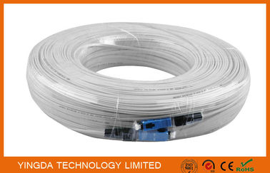 acheter avances de correction de fibre de 150M dans la gaine de câblage d'intérieur GJXFH de la corde de correction de réseau de FTTH LSZH fabrication en ligne