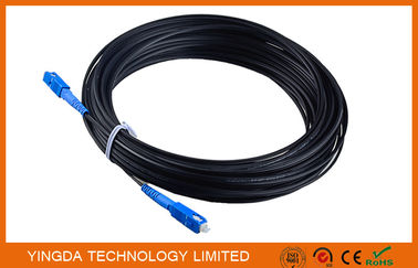 acheter Sc autosuffisant de corde de correction de FTTH - noir FRP LSZH 20M de câble d'interface de fibre de Sc fabrication en ligne