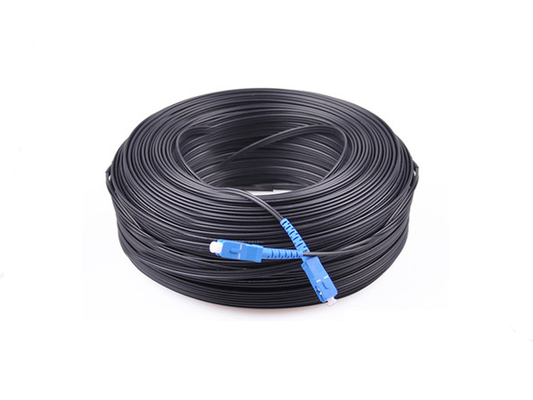 acheter FTTH schéma que la correction optique de fibre de câble d'interface de 8 appartements attachent le connecteur 200M Black de Sc 2.0*3.0mm fabrication en ligne