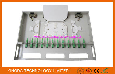 acheter 12 coupleurs optiques et tresses de Sc du tableau de connexion des fibres de bâti de support de tableau de connexions de fibre de ports ODF fabrication en ligne