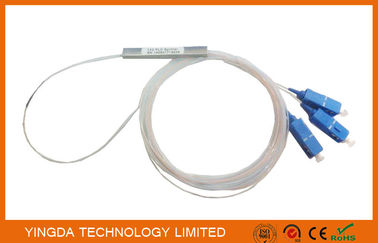 acheter Connecteur en acier de Sc du mètre LSZH G657A de PLC 900um 1 de diviseur de tube fabrication en ligne
