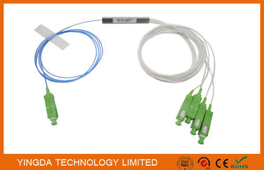 acheter Tresses passifs en forme de bloc du diviseur 900um FTTH PON ODN LSZH 1Meter de PLC de 1*4 SC/APC Blockless fabrication en ligne