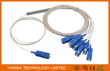acheter GPON 1 x module optique de diviseur de Blockless de diviseur de PLC de la fibre 8 avec le câble Smf-28e G657 de 0.9mm fabrication en ligne