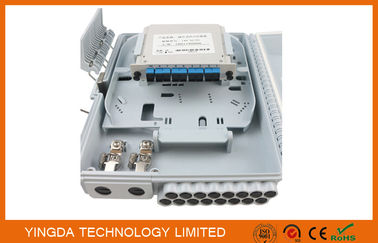 acheter Coffret d'extrémité optique matériel de PC+ABS, fermeture optique de fibre avec le coupleur du module SC/UPC de LGX fabrication en ligne