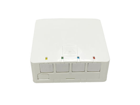 acheter Le support optique d'intérieur de la boîte DIN d'arrêt de fibre de 4 ports a monté OTB avec la couverture antipoussière fabrication en ligne