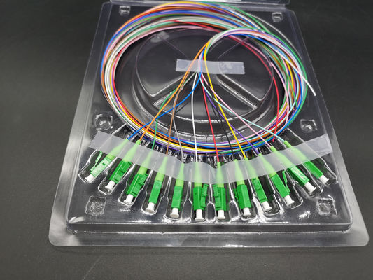 acheter Boîte de boursouflure du SM G657A1 LSZH de tresses de couleurs du câble optique 12 de fibre de connecteur de LC RPA fabrication en ligne