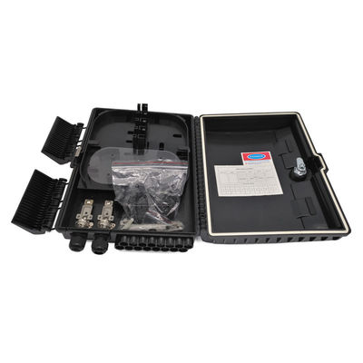 acheter Fabrication de fibres à l'extérieur Boîte de distribution de séparateur optique à portée moyenne ABS noir pour séparateur PLC 1x16 fabrication en ligne