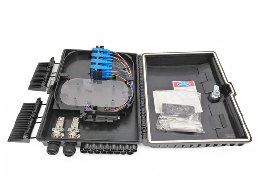 acheter Boîte optique extérieure de diviseur de fibre de bâti de FTTH IP65 Polonais pour le Sc noir du câble d'interface 2x3mm fabrication en ligne