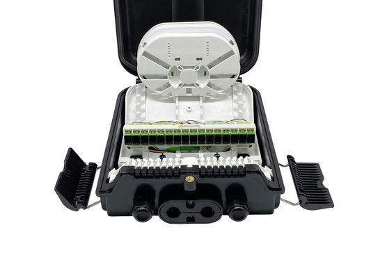 acheter 24 noyaux FTTH Polonais ont monté la boîte d'arrêt de câble optique de fibre d'adaptateur de tresses de diviseur fabrication en ligne