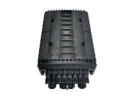 acheter Fermeture commune optique pp d'épissure de fibre de câble d'interface d'IP68 16Ports FTTH de diviseur extérieur noir de la fermeture fabrication en ligne