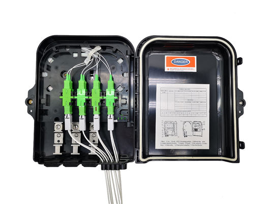 acheter IP65 boîte de séparation de fibre optique boîte de distribution optique extérieure 3 en 8 en plein air 1 8 noir port de câble non coupé fabrication en ligne