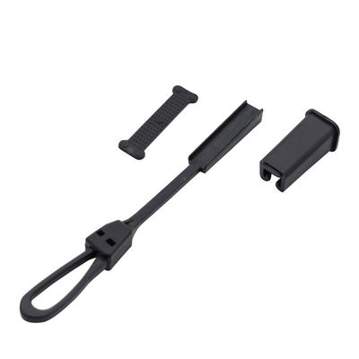 acheter Clampe à fil de goutte en plastique FTTH Kit d'installation de câble noir pour câble 2*3mm 2*5mm fabrication en ligne