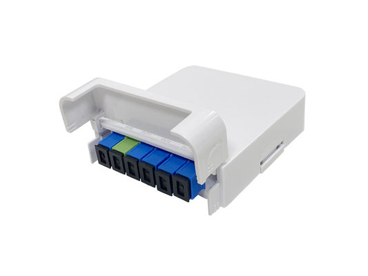 acheter Boîte de finition de fibre optique ISO Splitter Module Boîte de cassette 1*5 Mini PLC Splitter Box fabrication en ligne