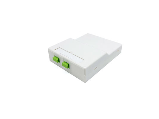 acheter 2 SC Boîte de terminaison à fibre optique mono/multimode pour réseau FTTH intérieur fabrication en ligne