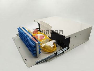 acheter La glissière optique optique antipoussière en métal de cadre de distribution de Sc du tableau de connexions de fibre ODF dactylographient fabrication en ligne