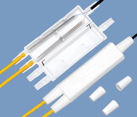 acheter 1 à 2 boîtes de protection pour l'épissage de fibres optiques pour câble à chute, câble rond doux intérieur 2 noyaux fabrication en ligne