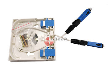 acheter Panneau de prise de FTTH dans le support de mur de bâtiments avec le débouché de sortie de câble avant de vis fabrication en ligne