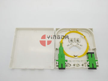 acheter  Boîte optique d'arrêt de fibre de 2 ports avec les tresses de SC/APC et feu d'adaptateurs l'anti Anti-UV fabrication en ligne