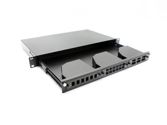 acheter YINGDA 72 cœurs MPO type tiroir coulissant panneau de patch en fibre optique pour le câblage de centre de données 100G 400G fabrication en ligne