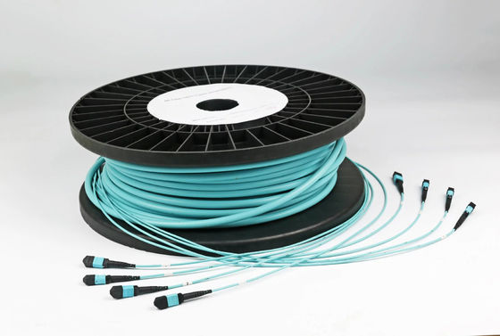 acheter YINGDA Fabricant de fibres optiques MTP MPO Connecteur Cable de rupture de fibre 48 cœurs SM MM pour le réseau 20M fabrication en ligne