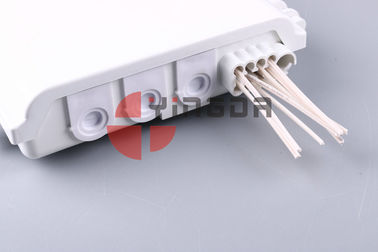 acheter Noyaux optiques de la boîte 8 de diviseur d'ABS extérieur, boîte non coupée d'arrêt de câble pour le blanc de diviseur de PLC 1x8 fabrication en ligne