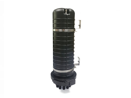 acheter 144 Cœurs Coupole Fermeture de câble de jonction en fibre optique IP68 Sceaux rétrécissables par chaleur avec vannes d'air pour le sous-sol extérieur fabrication en ligne