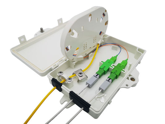 acheter Toutes les boîtes de montage en fibre optique FTTH grises légères pour 2 adapteurs SC SX ou LC DX fabrication en ligne
