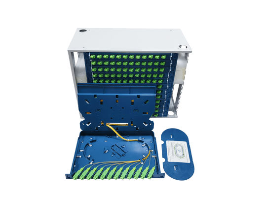 acheter Panneau de patch en fibre optique de 19' Max Capacité 144 Fibre SC LC FC ST Connecteur monté avec plateau d'épissure intégré 12 Port fabrication en ligne