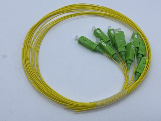 acheter SC APC à haute efficacité Pigtail à fibre optique 0,9 mm pour le réseau de panneaux de patch fabrication en ligne