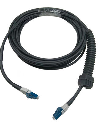 acheter NSN Boot Duplex LC Patch Cord Noir pour une solution de câble extérieur fabrication en ligne