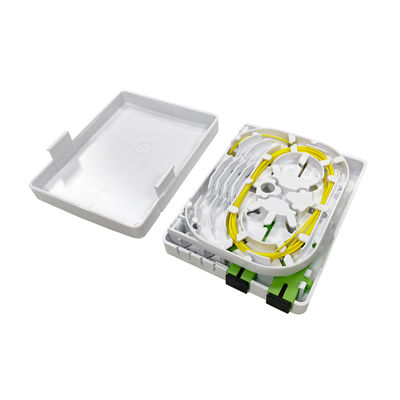 acheter FTTH PON en plastique à rosette optique Caja Terminal 2SC Port Boîte de terminaison en fibre optique pour installation murale fabrication en ligne
