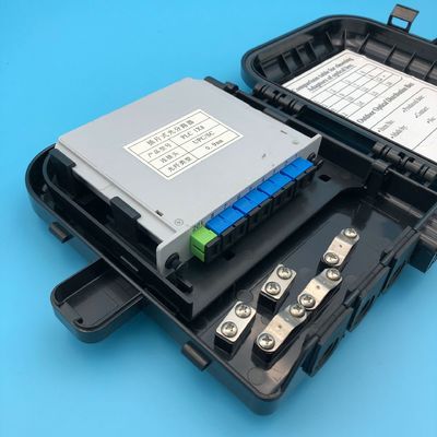 acheter FDB0208B Boîte de terminaison en fibre optique pour applications extérieures avec 2 trous d'entrée de câble et 8 adaptateurs SC fabrication en ligne