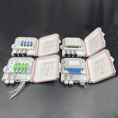 acheter Conception de plateau tournant FDB0208C Boîte de terminaison en fibre optique avec 8 adaptateurs SC et caractéristiques anti-UV et imperméables fabrication en ligne