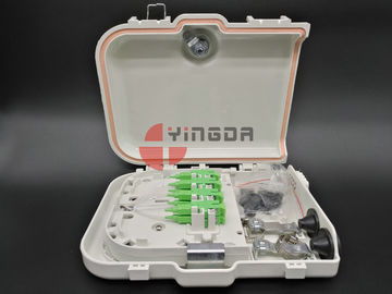 acheter 1*8 boîte optique en plastique d'arrêt de distribution de diviseur de fibre de câble d'interface de l'ABS FTTH fabrication en ligne